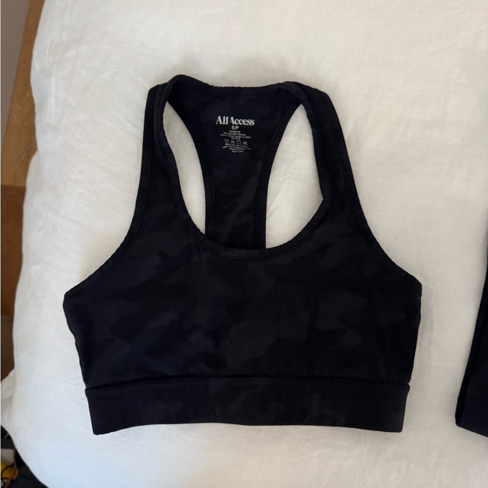 All Access Black Sports Bra